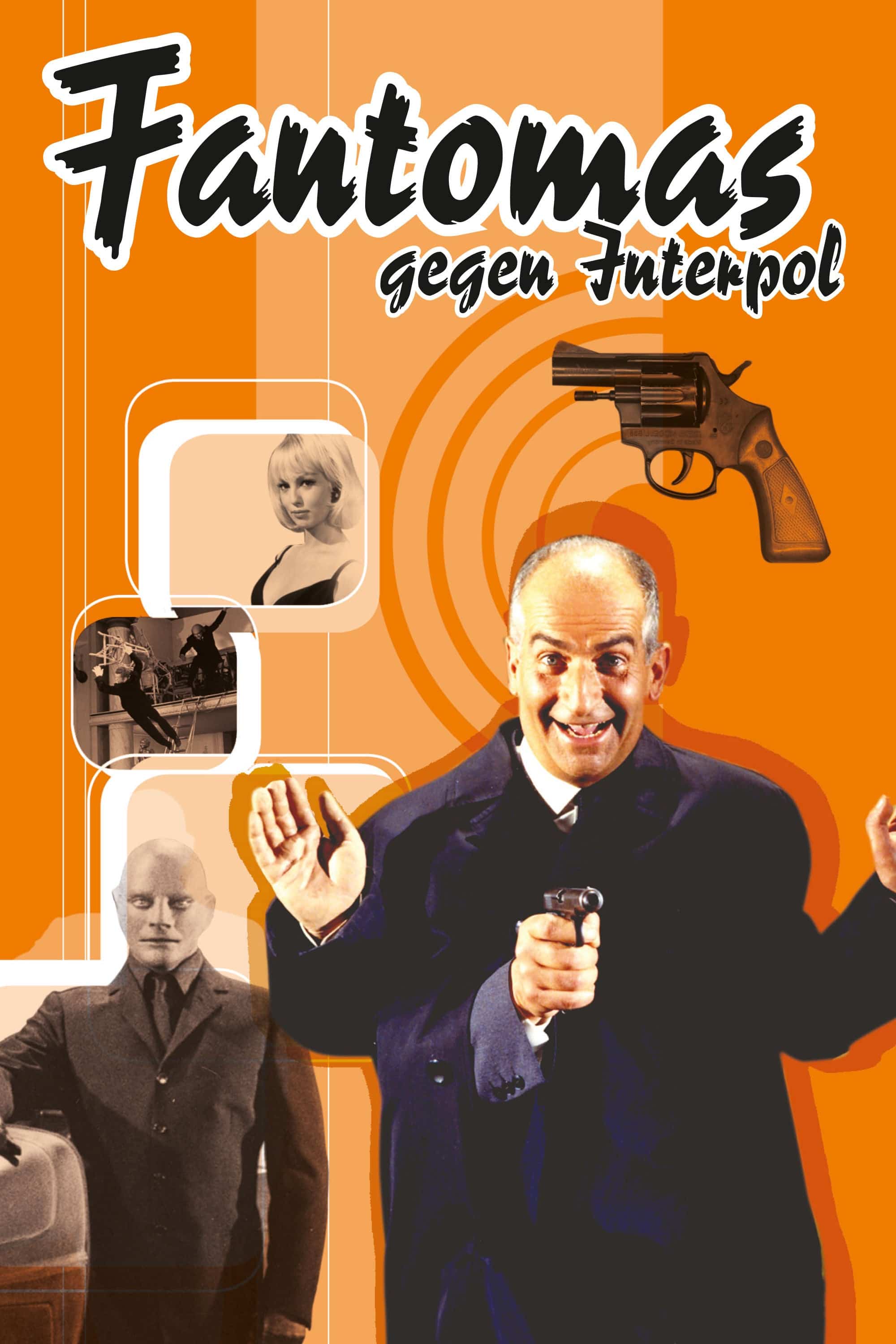 Plakat von "Fantomas gegen Interpol"