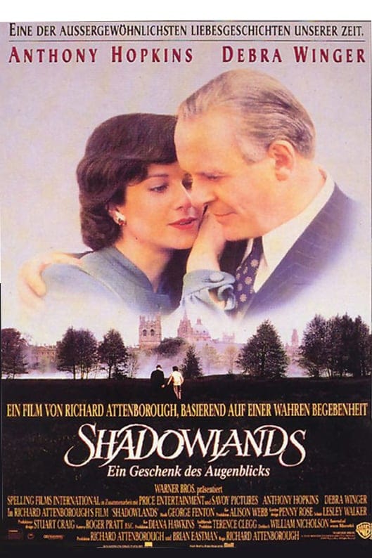 Plakat von "Shadowlands - Ein Geschenk des Augenblicks"