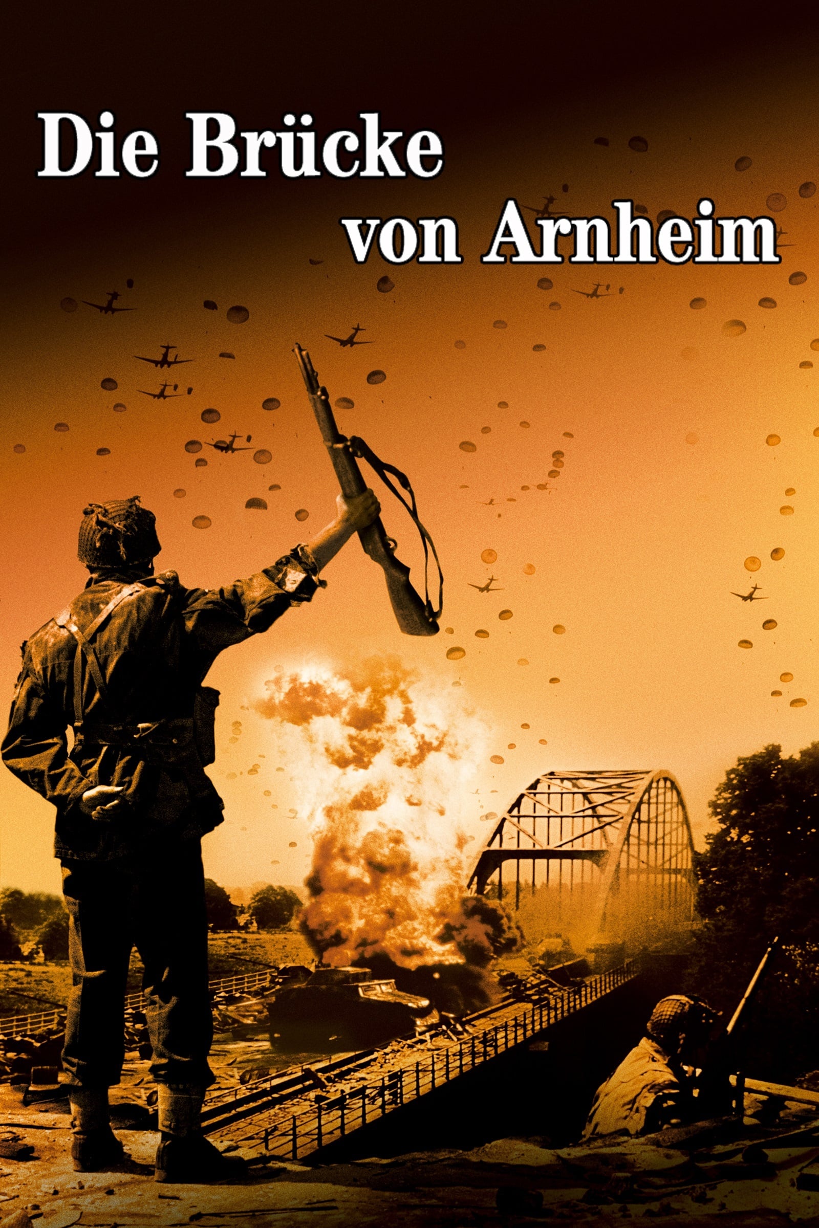 Plakat von "Die Brücke von Arnheim"