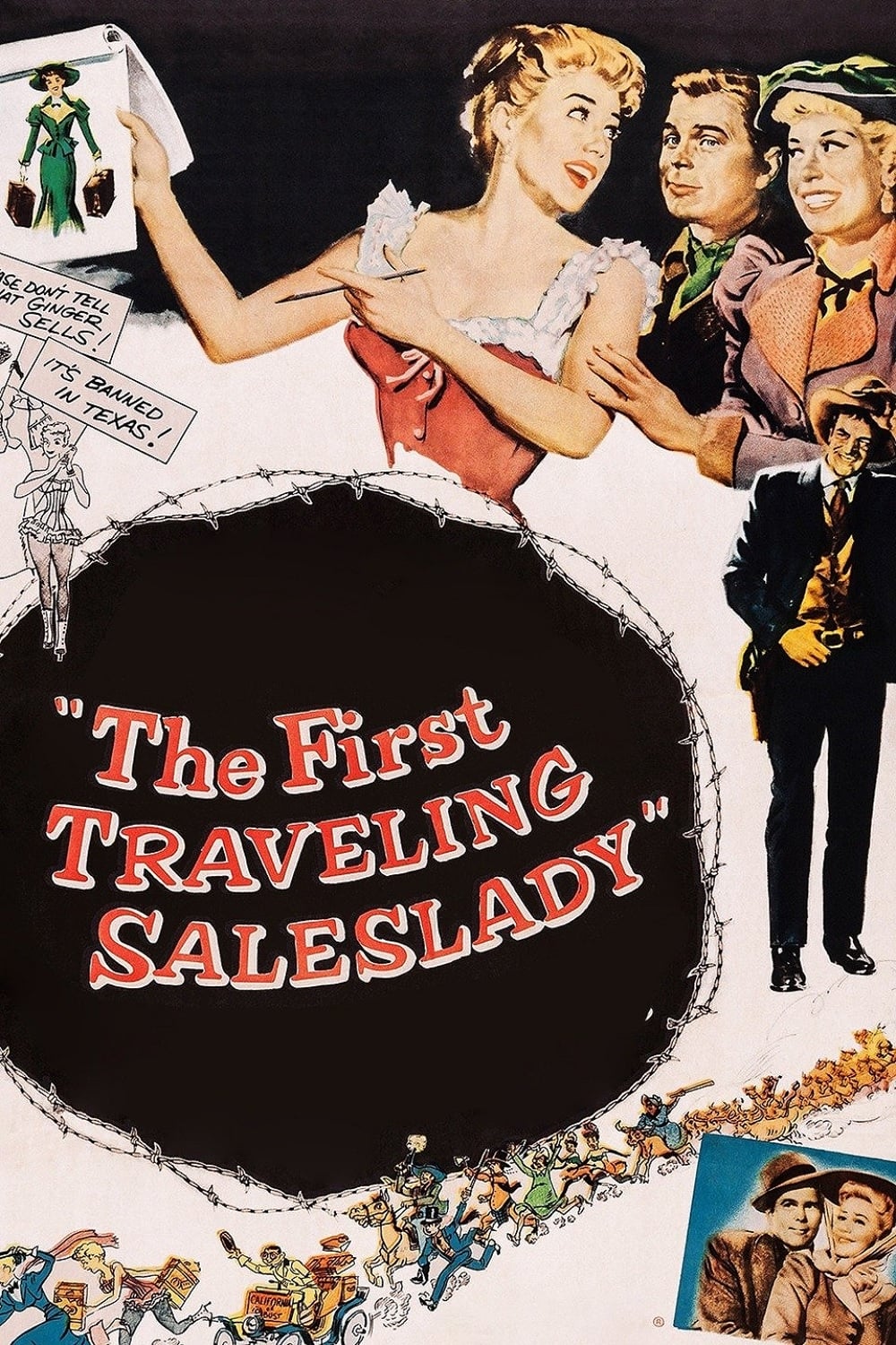 Plakat von "The First Traveling Saleslady"