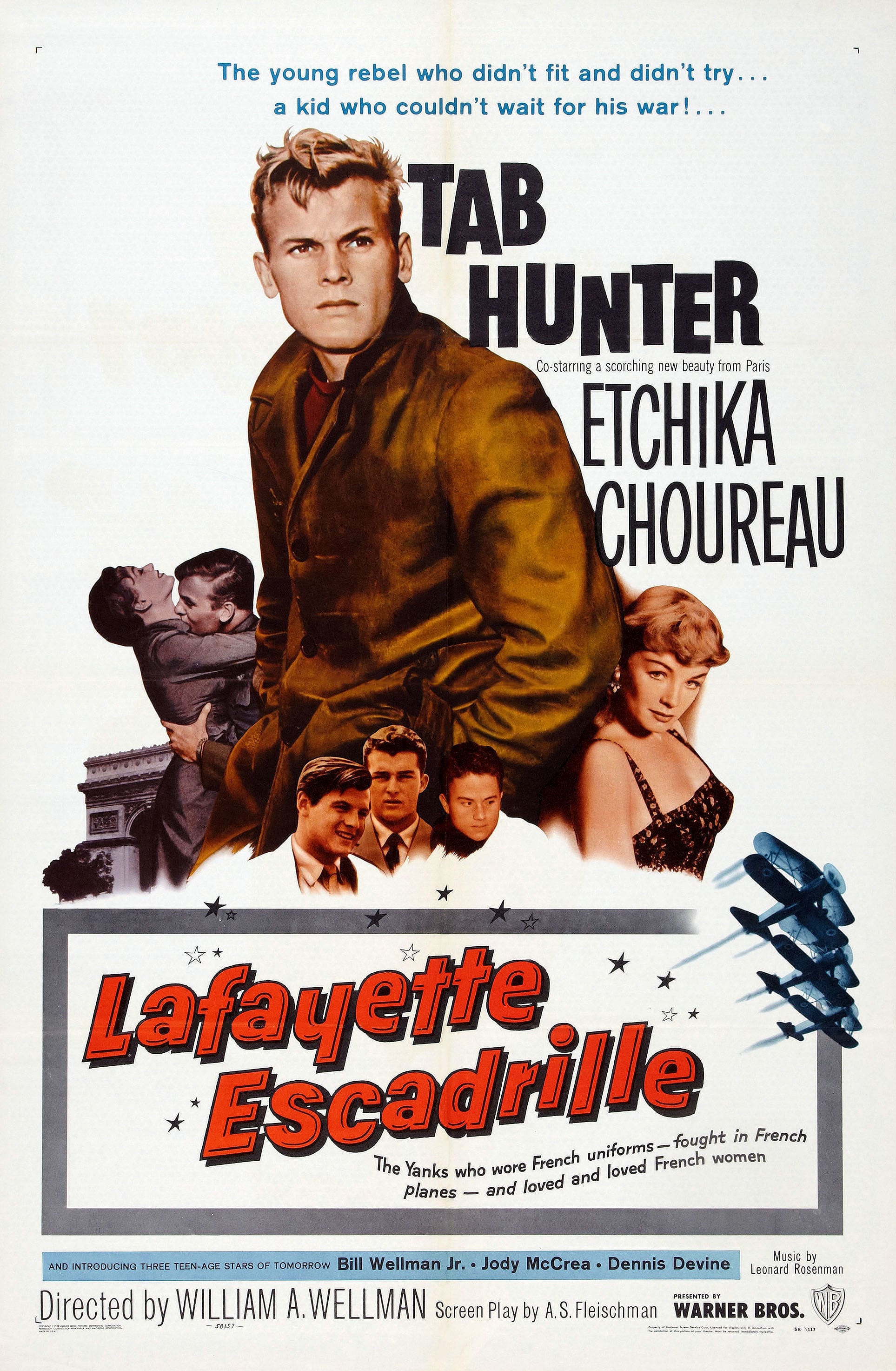 Plakat von "Lafayette Escadrille"