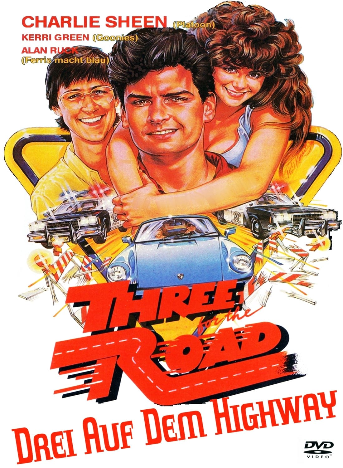 Plakat von "Drei Auf Dem Highway - Three For The Road"