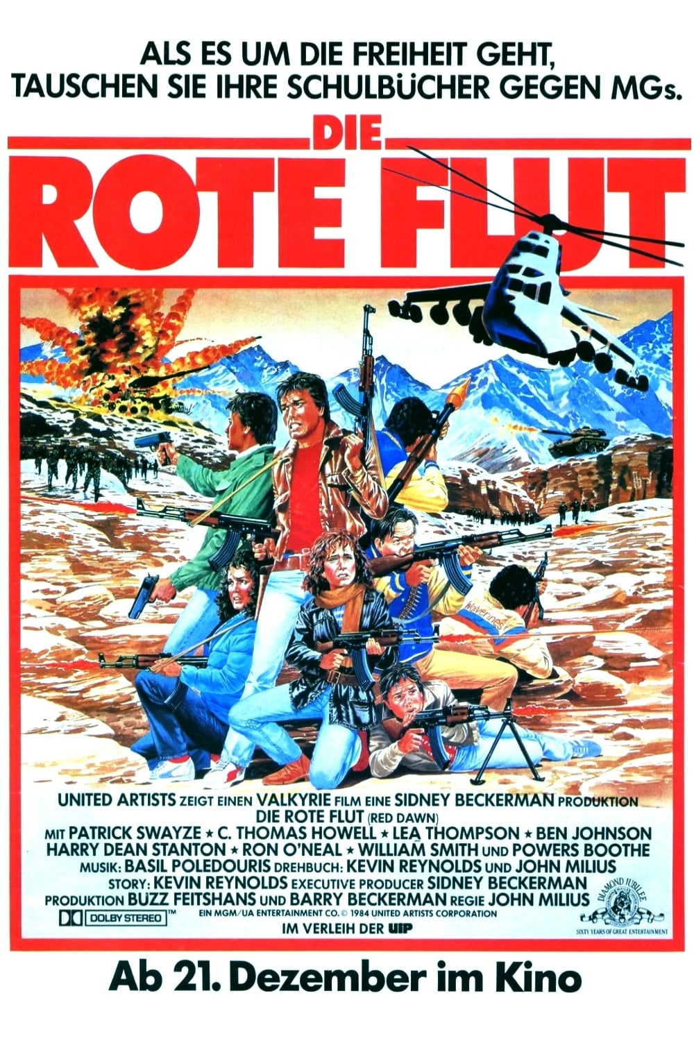 Plakat von "Die rote Flut"