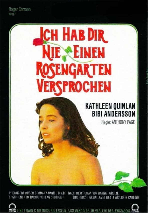 Plakat von "Ich hab' dir nie einen Rosengarten versprochen"