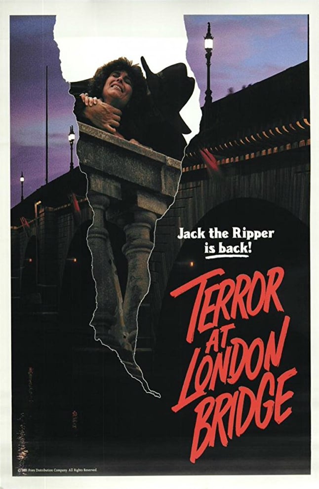Plakat von "Der Schrecken der London Bridge"