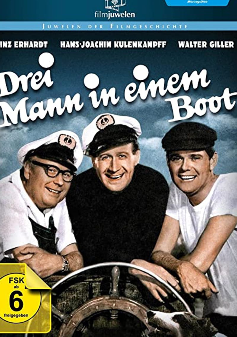 Plakat von "Drei Mann in einem Boot"