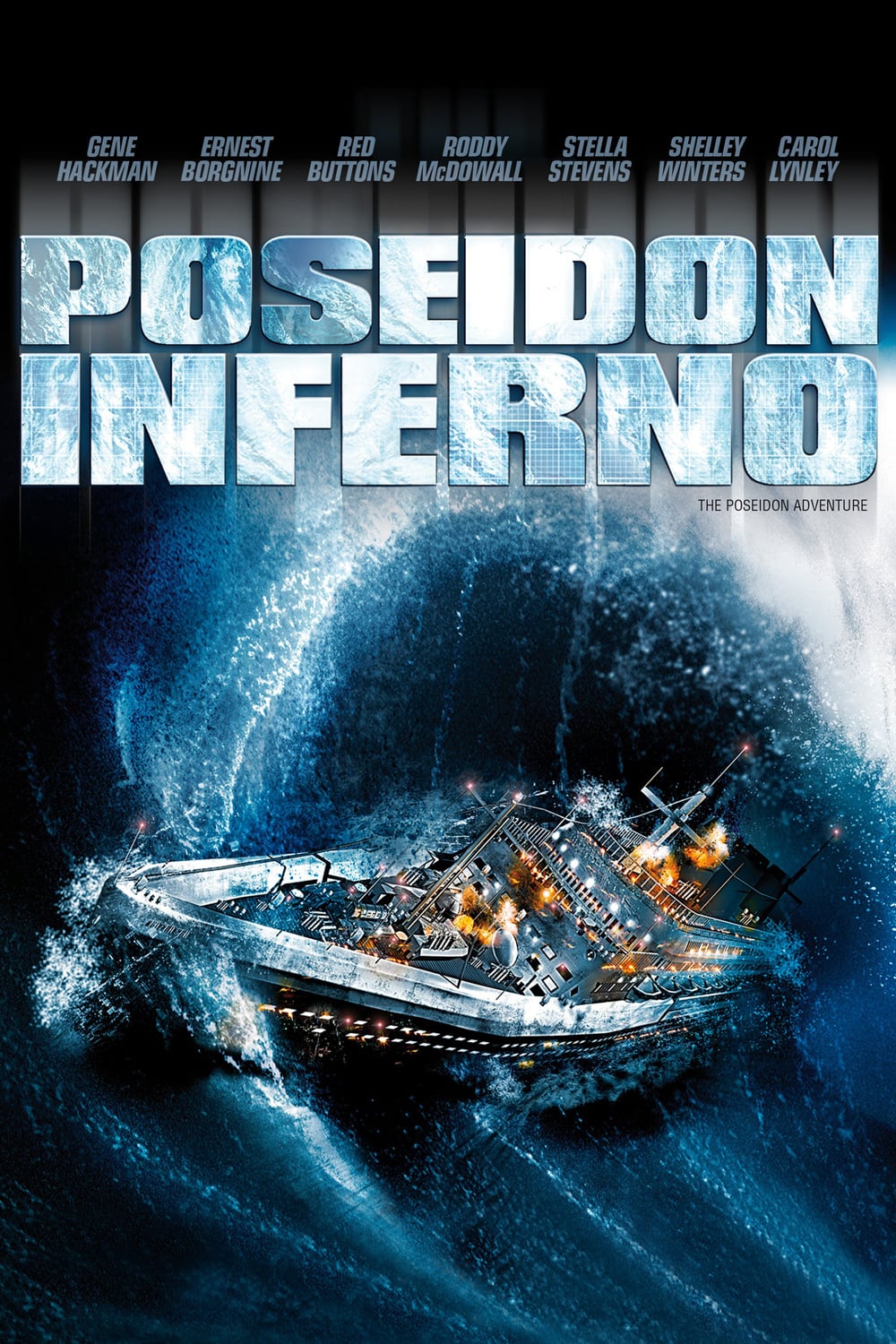 Plakat von "Die Höllenfahrt der Poseidon"