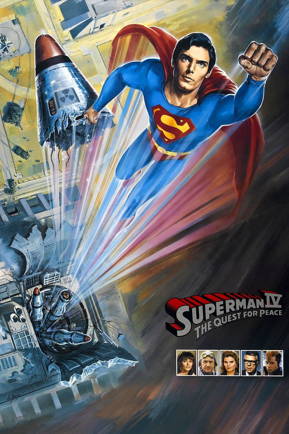 Plakat von "Superman IV - Die Welt am Abgrund"