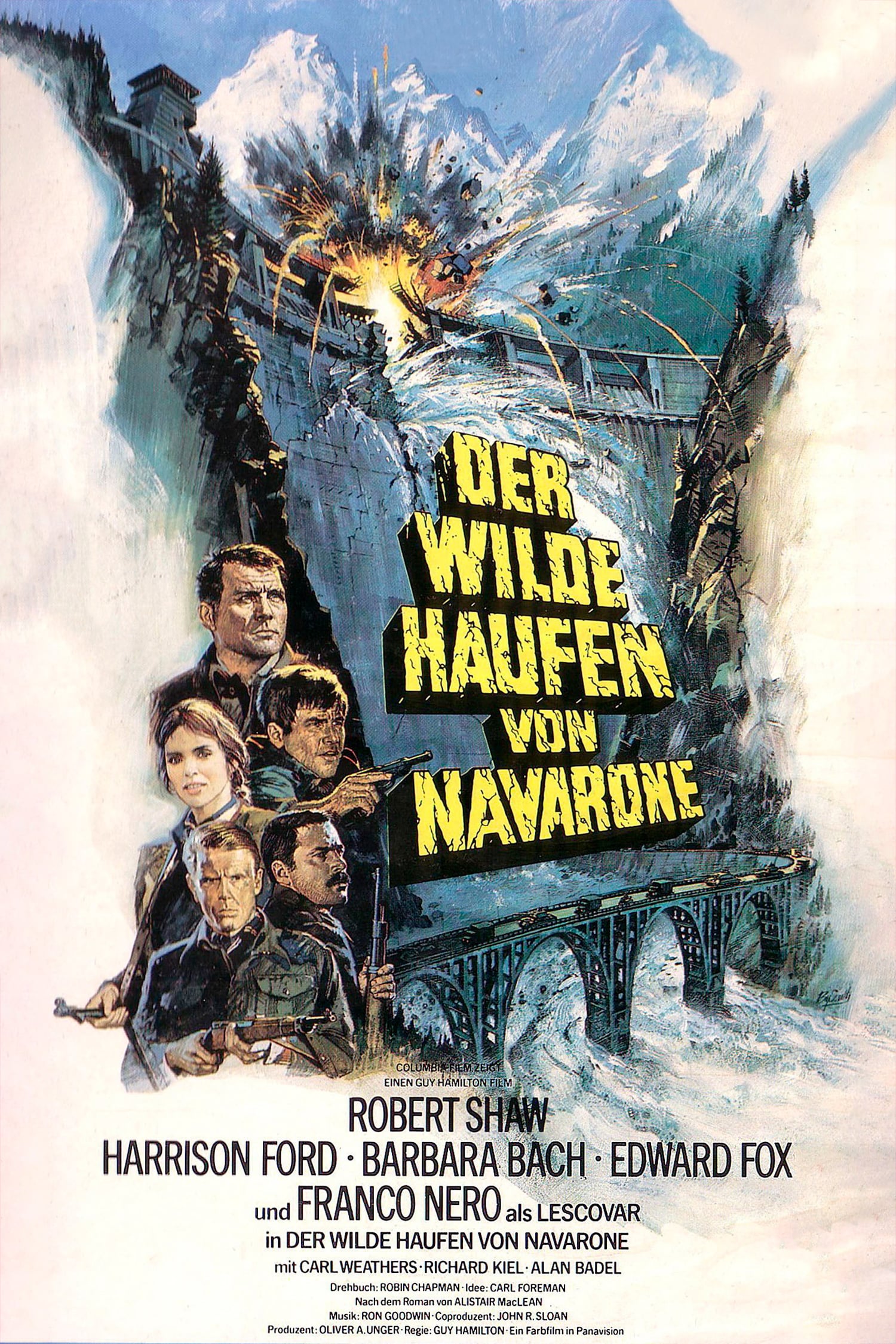 Plakat von "Der wilde Haufen von Navarone"