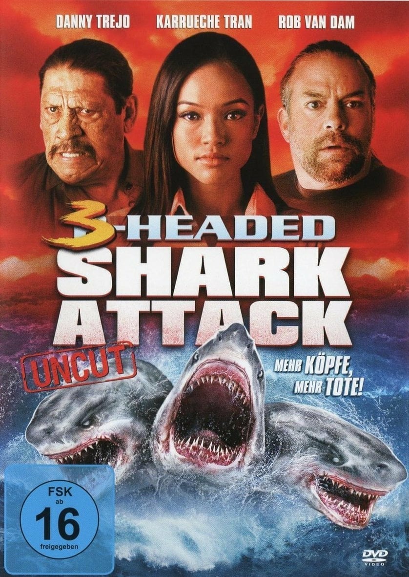 Plakat von "3-Headed Shark Attack"