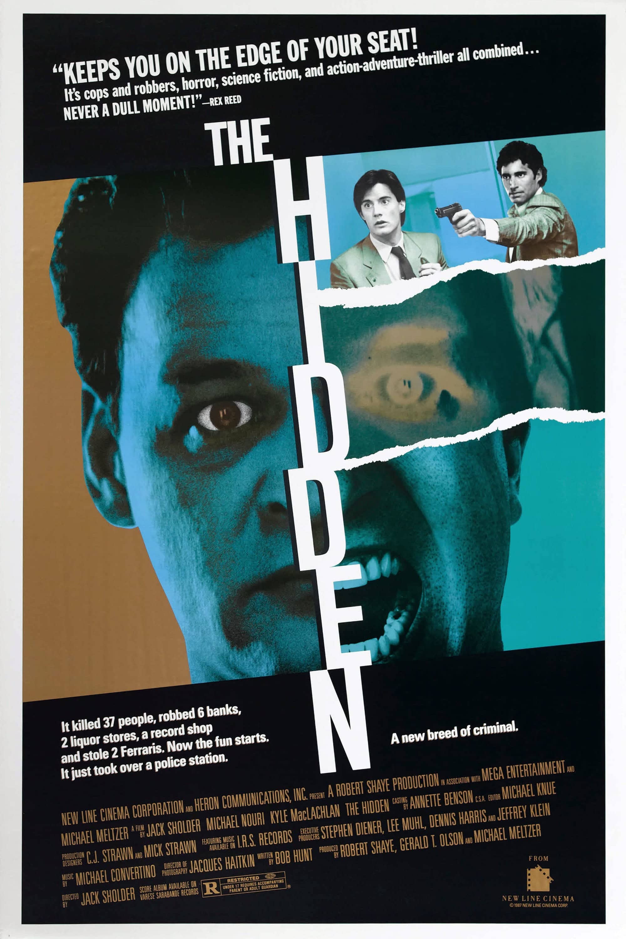 Plakat von "The Hidden - Das unsagbar Böse"