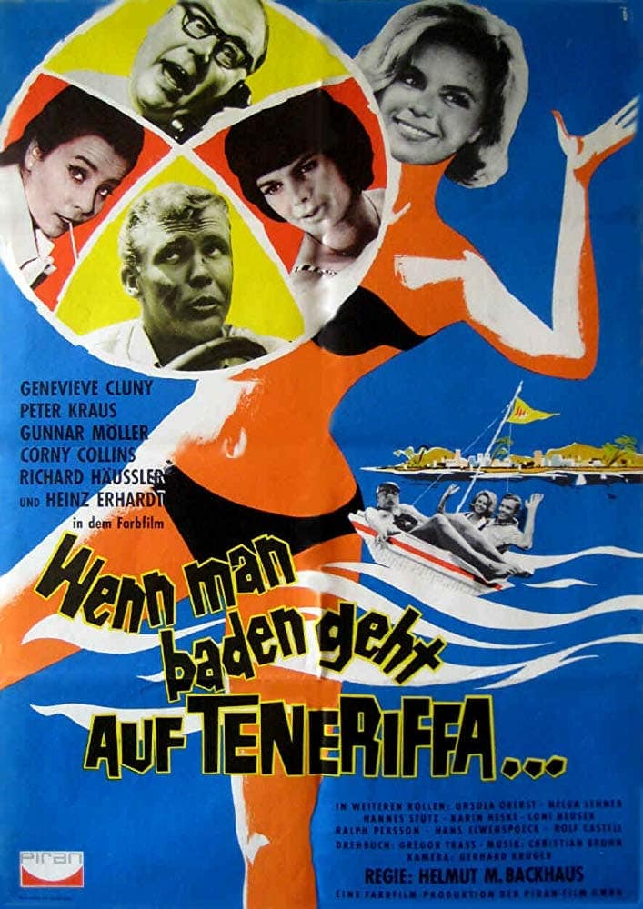 Plakat von "Wenn man baden geht auf Teneriffa"