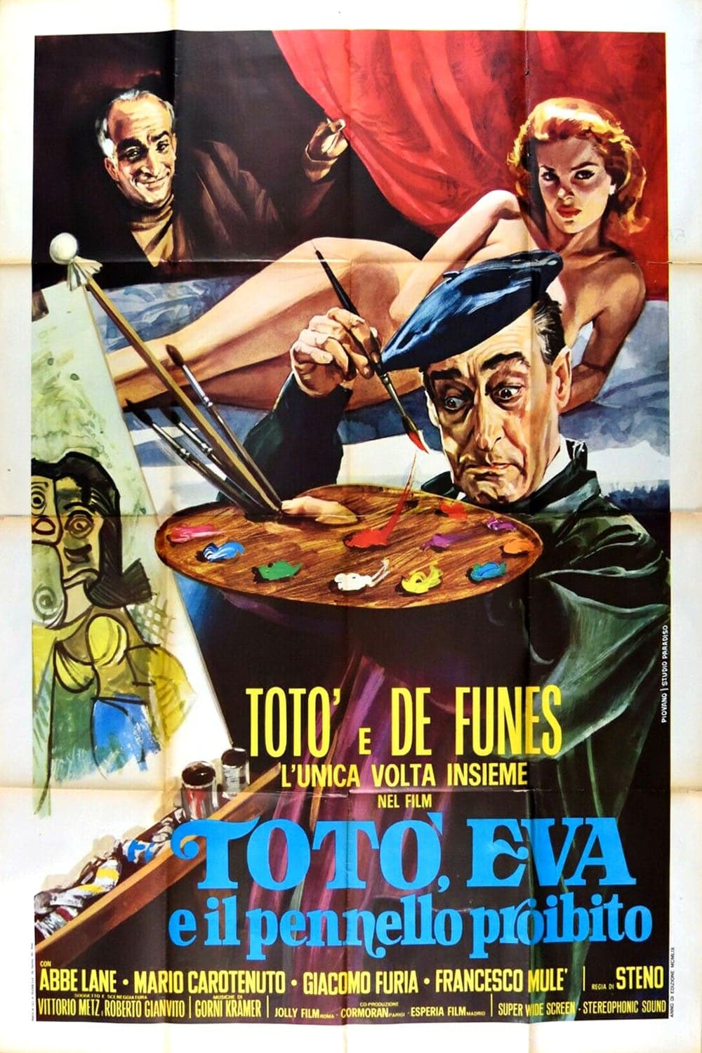 Plakat von "Toto in Madrid"