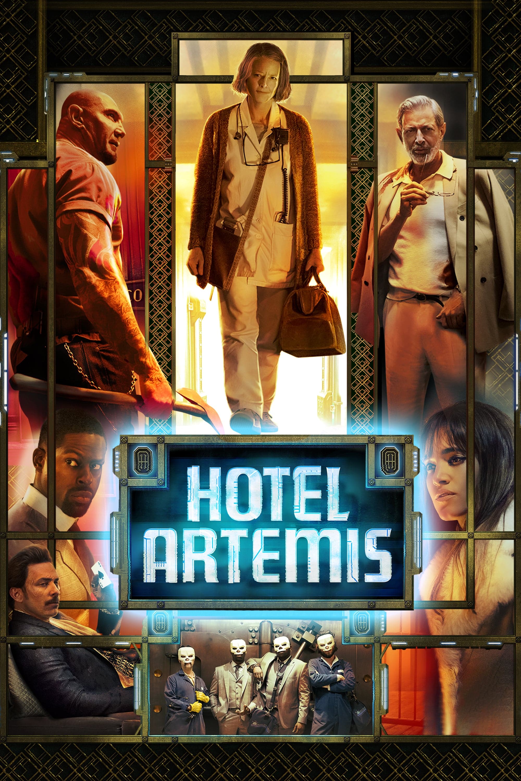 Plakat von "Hotel Artemis"