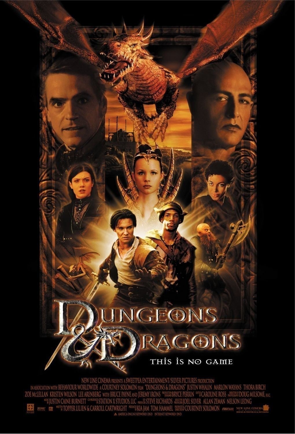 Plakat von "Dungeons & Dragons"