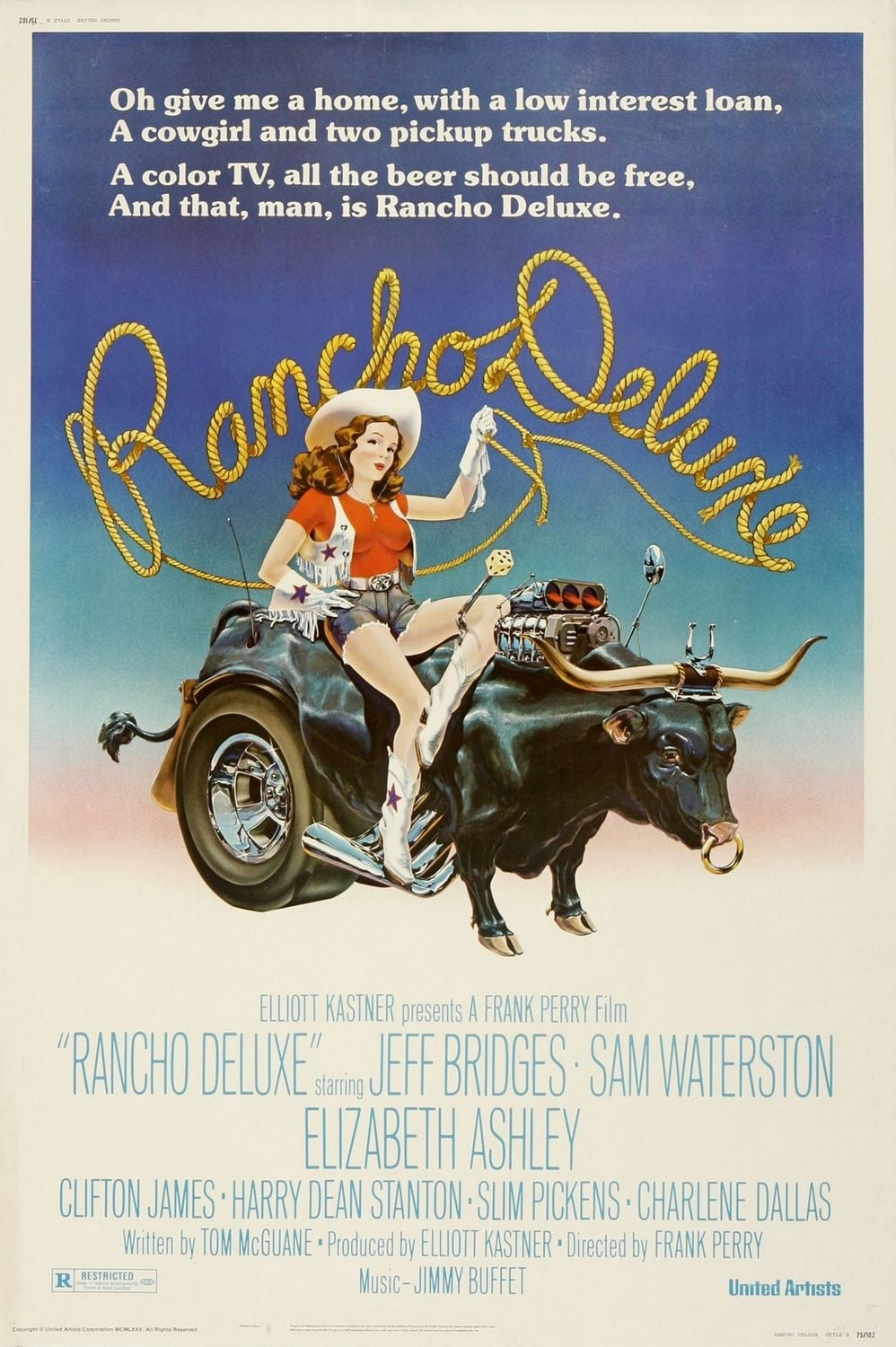 Plakat von "Rancho Deluxe"