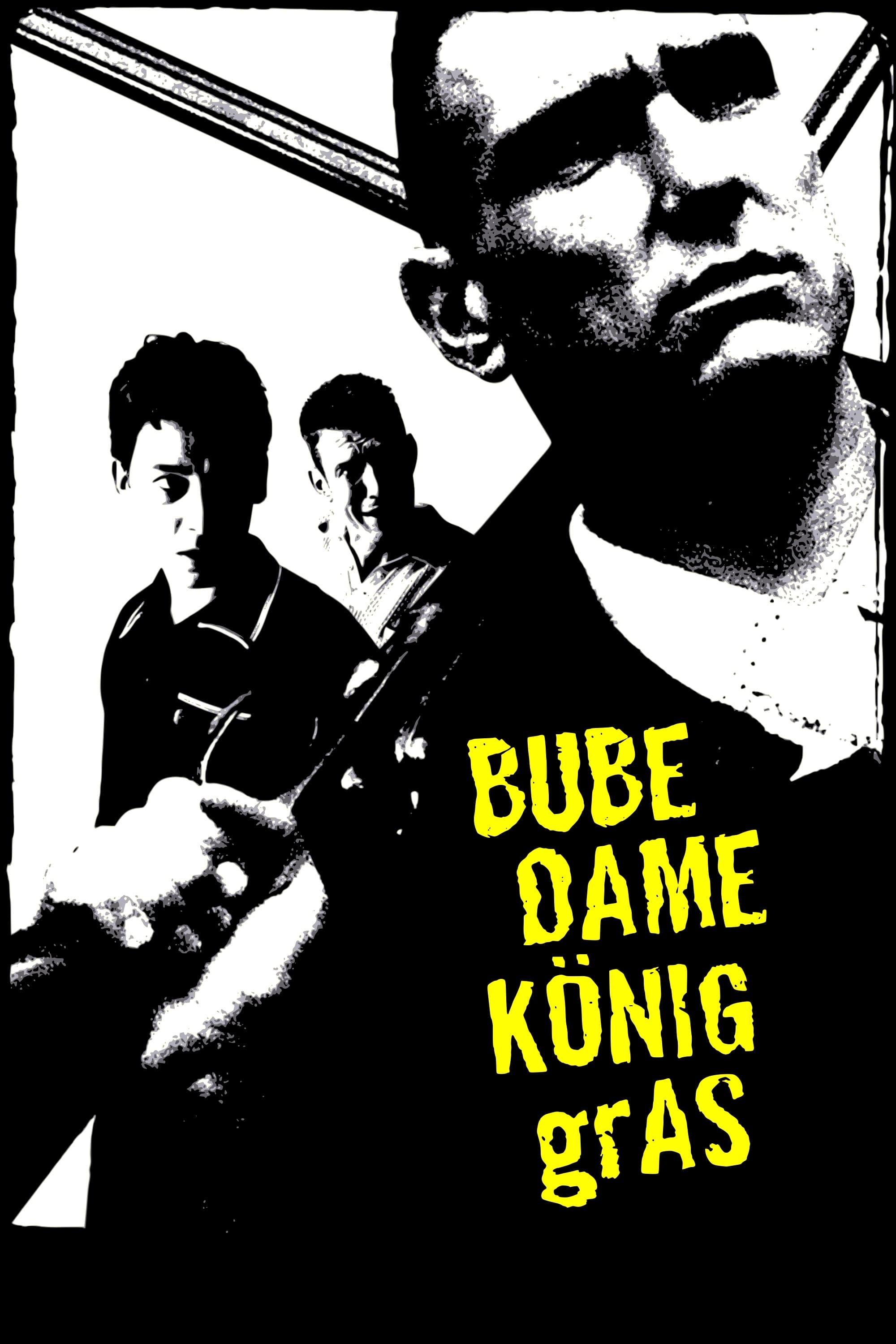 Plakat von "Bube, Dame, König, grAS"