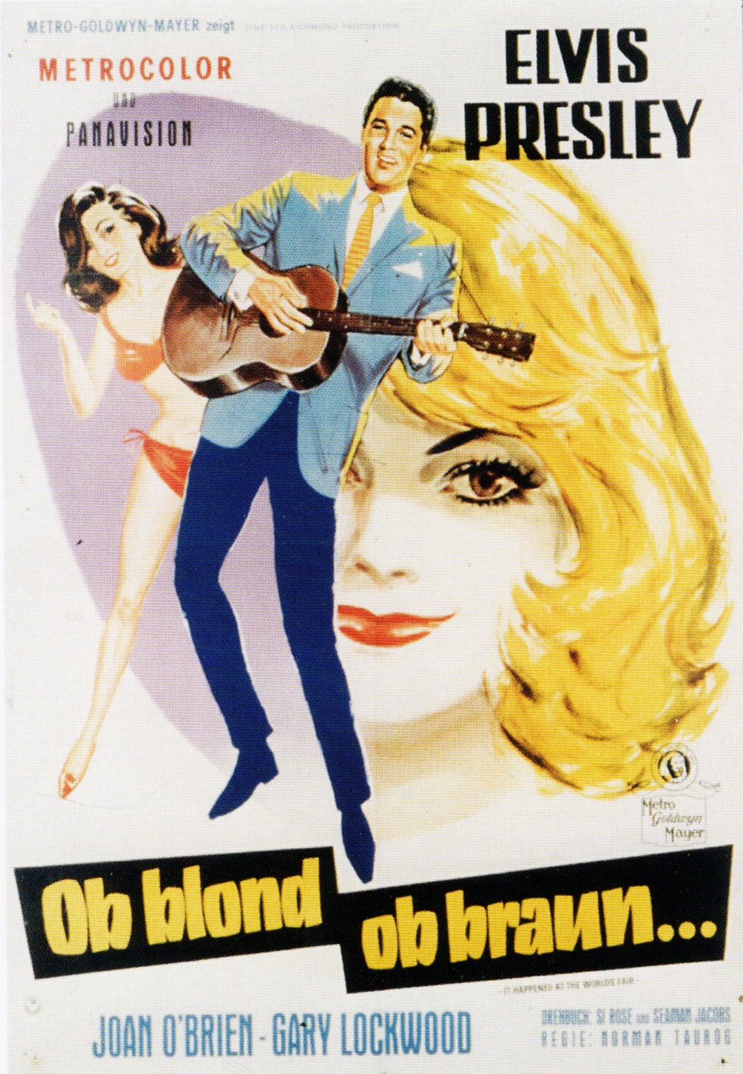 Plakat von "Ob blond, ob braun"