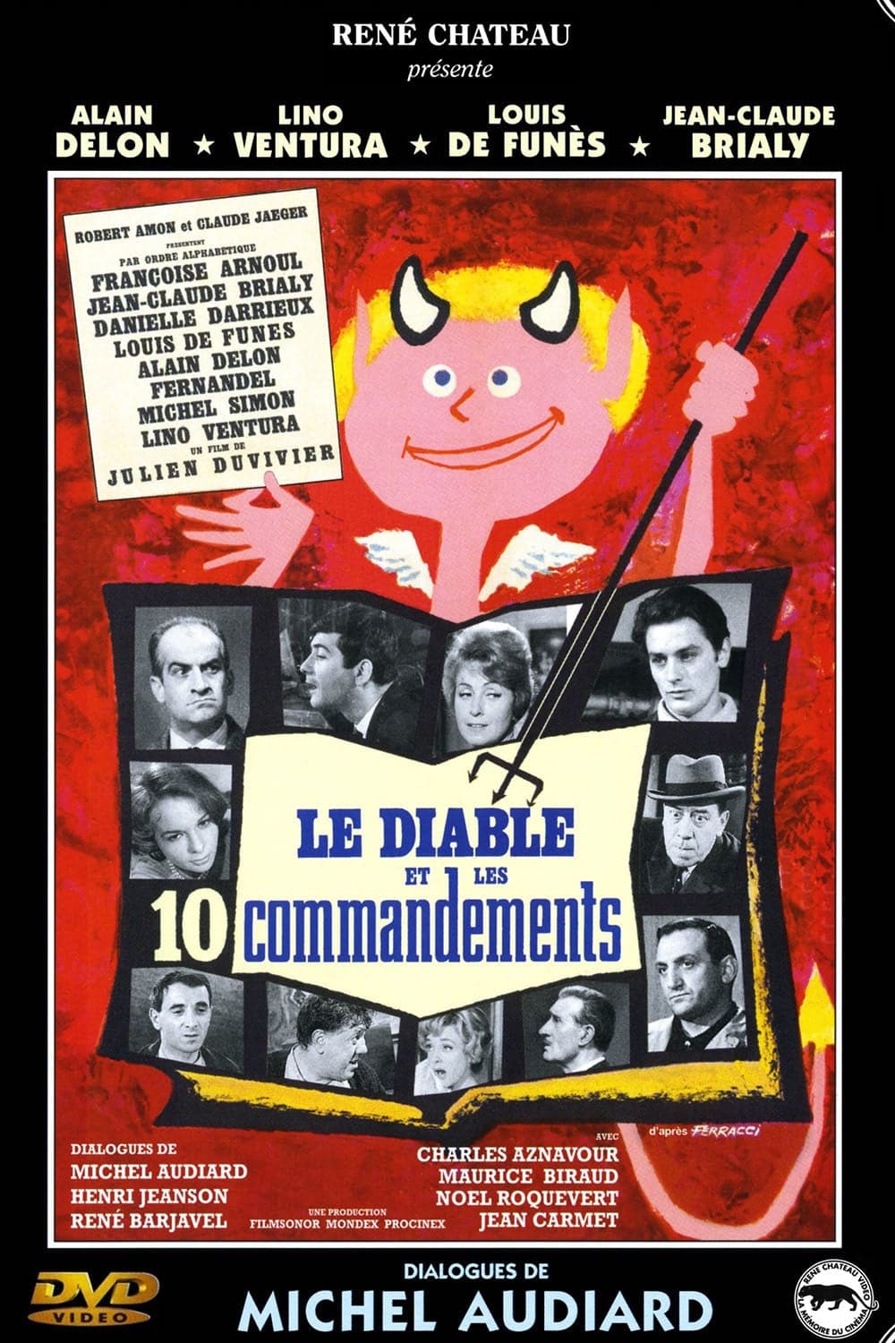 Plakat von "Der Teufel und die zehn Gebote"