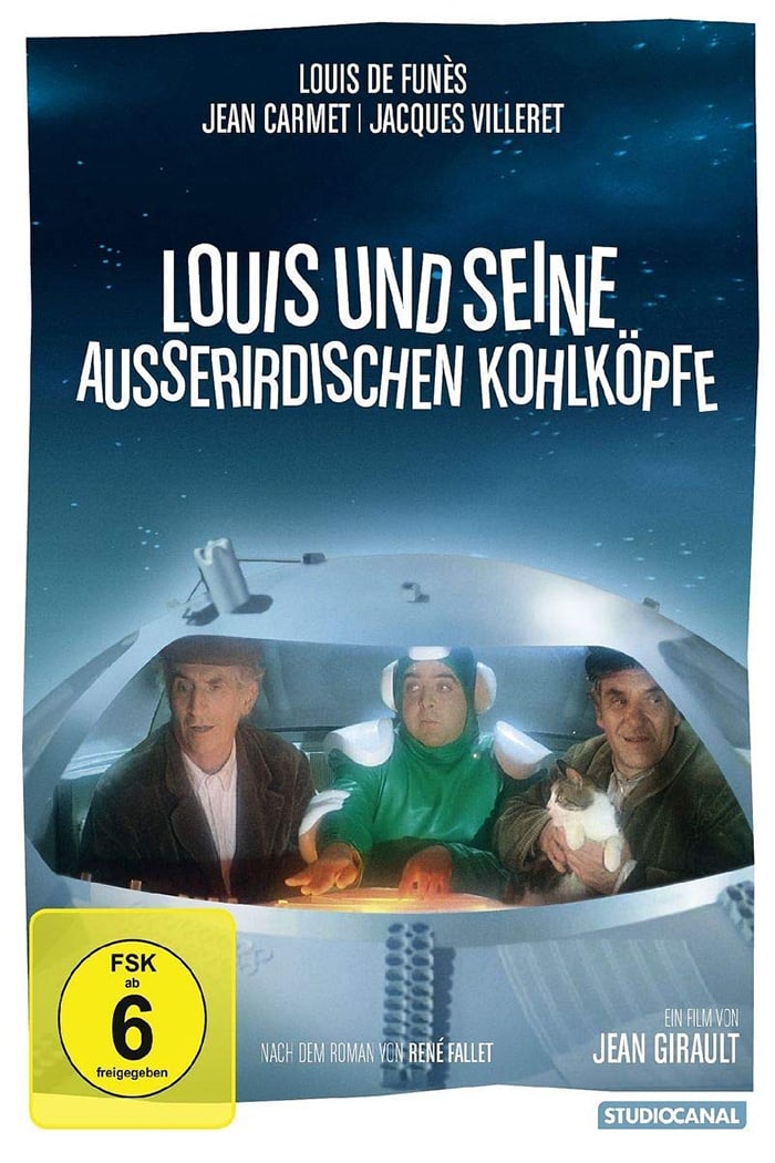 Plakat von "Louis und seine außerirdischen Kohlköpfe"