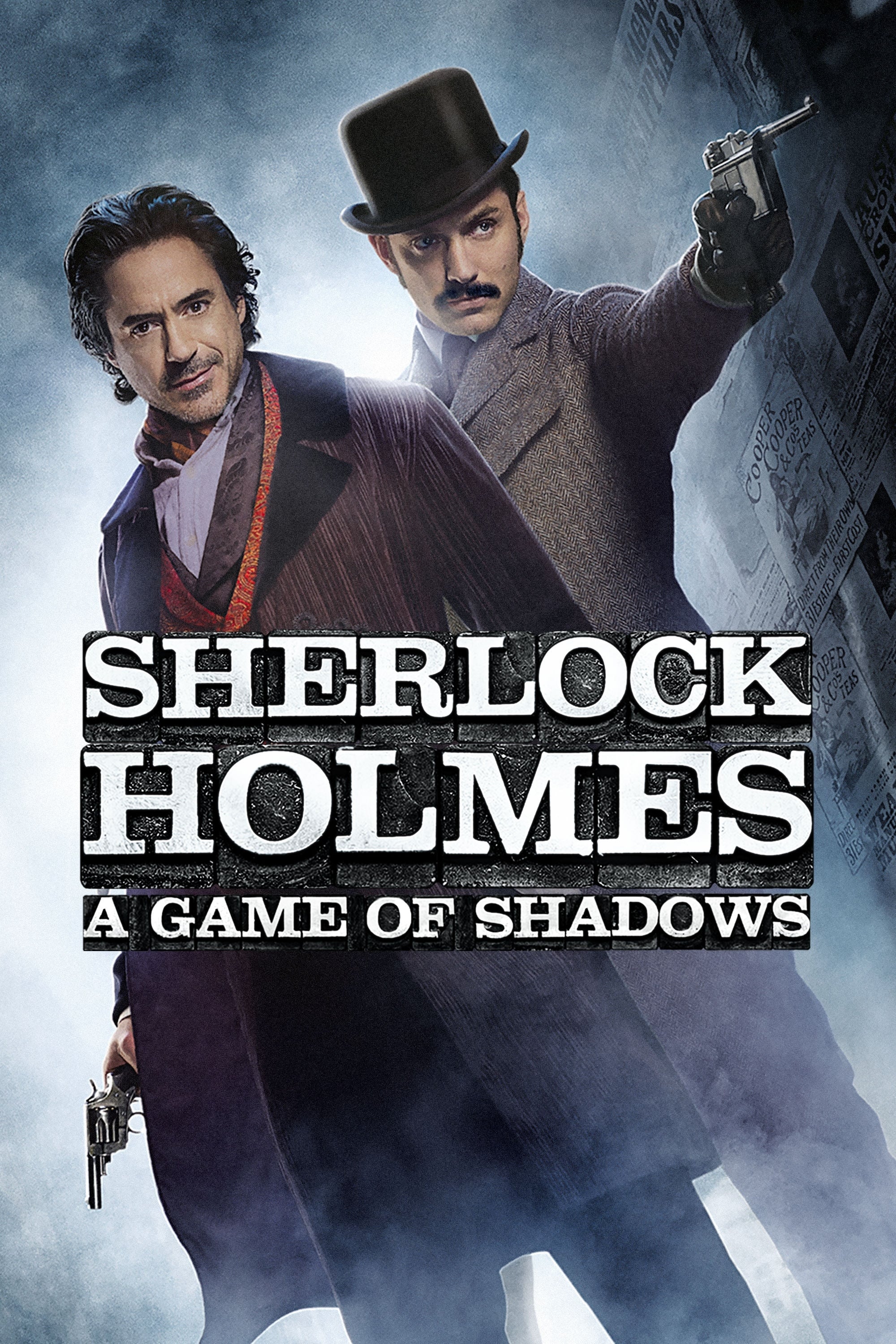 Plakat von "Sherlock Holmes - Spiel im Schatten"