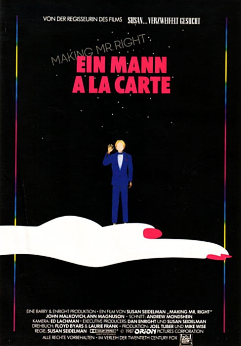 Plakat von "Making Mr. Right - Ein Mann à la Carte"