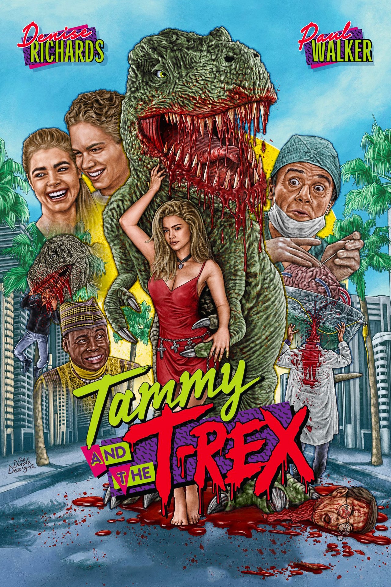 Plakat von "Teenage T-Rex: Der Menschen-Dinosaurier"