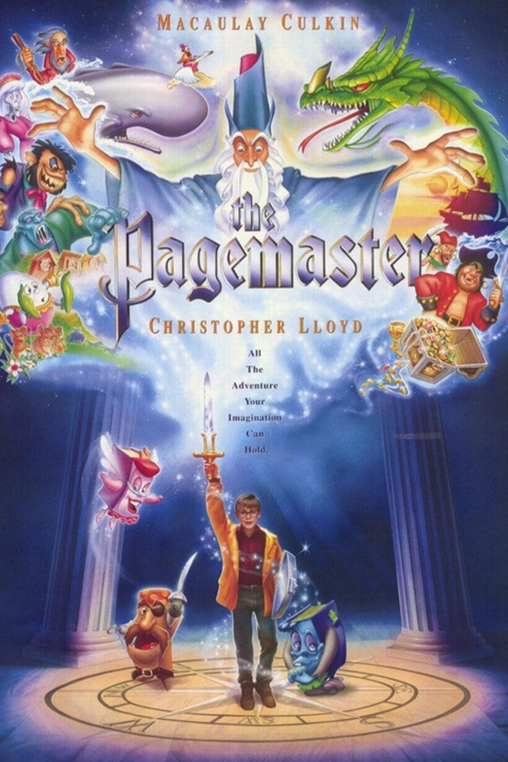 Plakat von "Der Pagemaster – Richies fantastische Reise"
