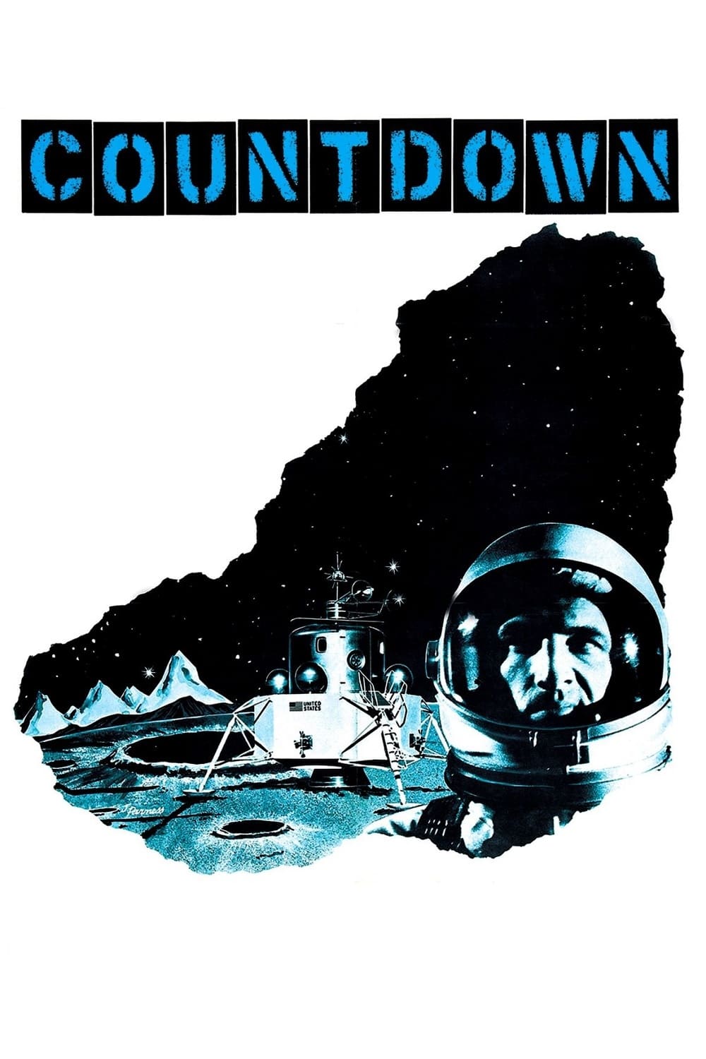 Plakat von "Countdown - Start zum Mond"
