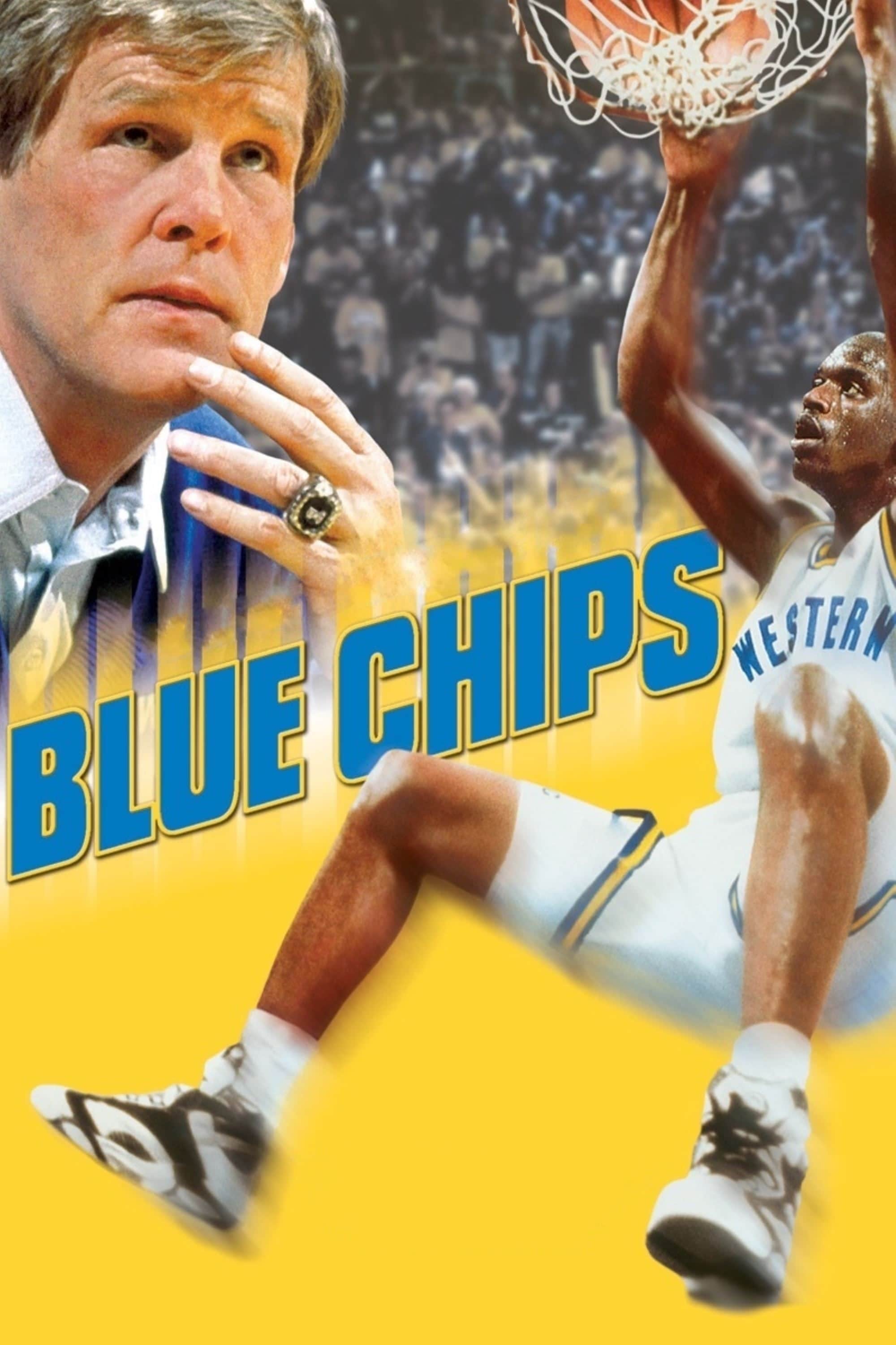 Plakat von "Blue Chips"