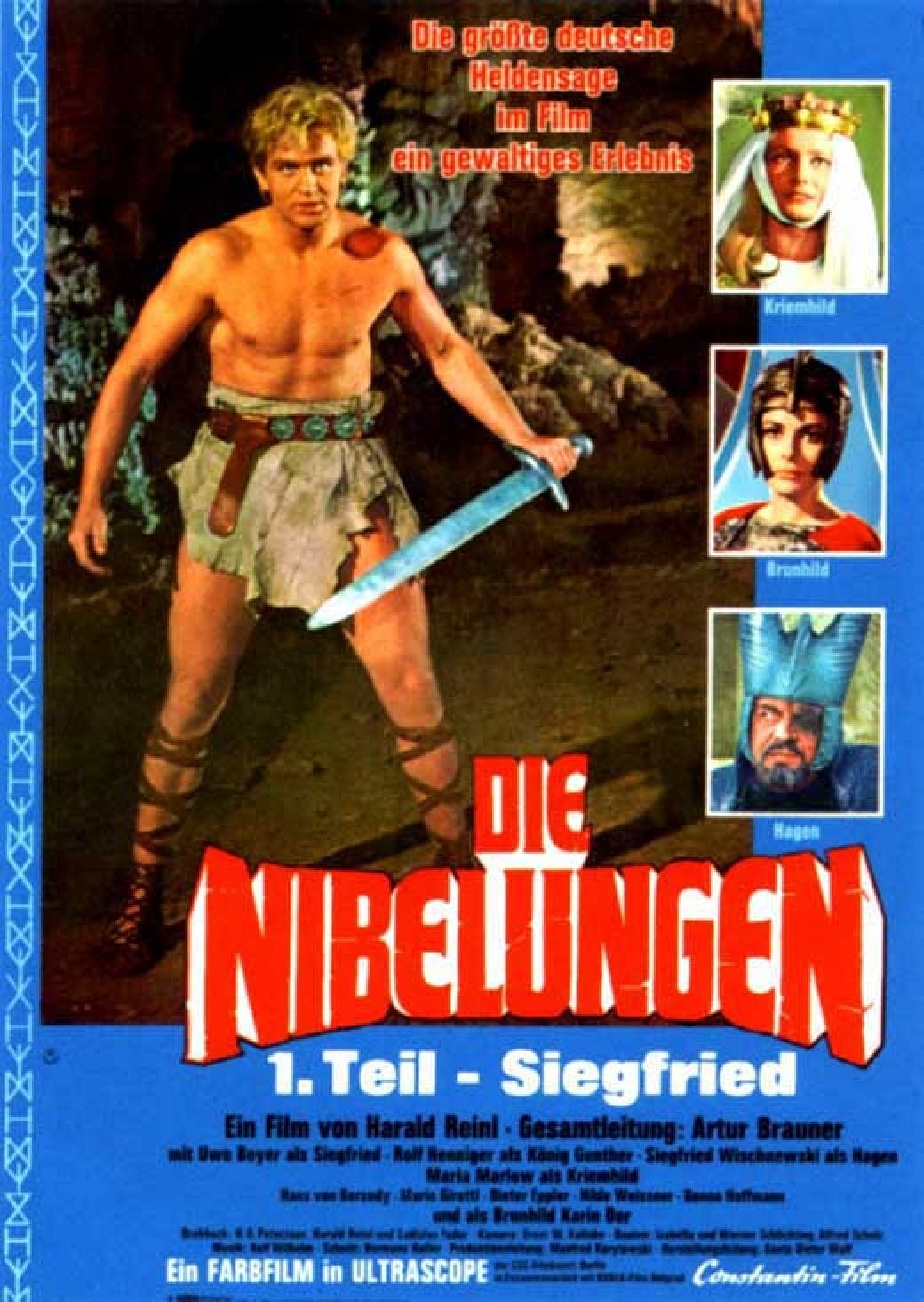 Plakat von "Die Nibelungen, Teil 1: Siegfried"