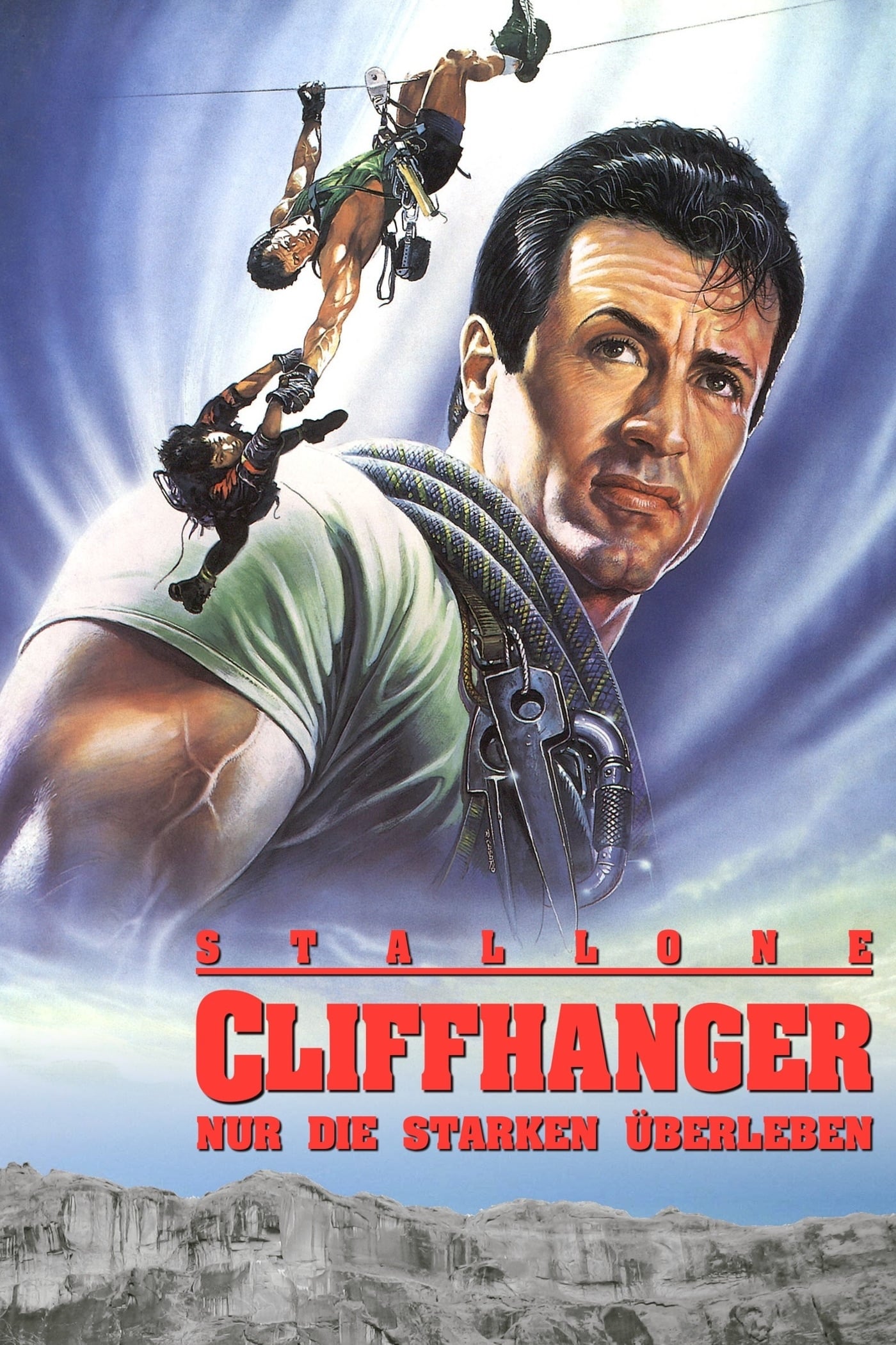 Plakat von "Cliffhanger"