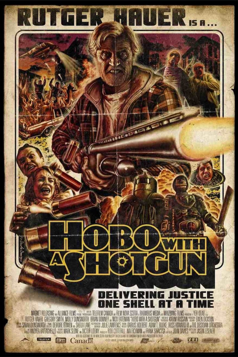 Plakat von "Hobo with a Shotgun"