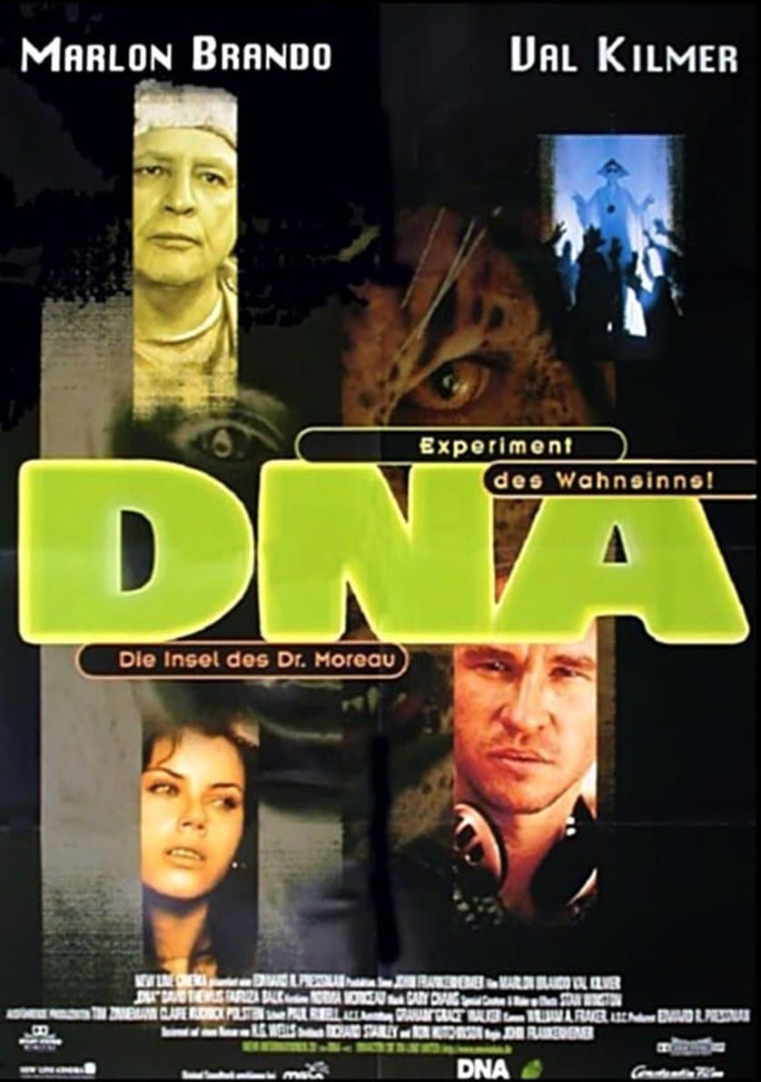 Plakat von "DNA - Die Insel des Dr. Moreau"