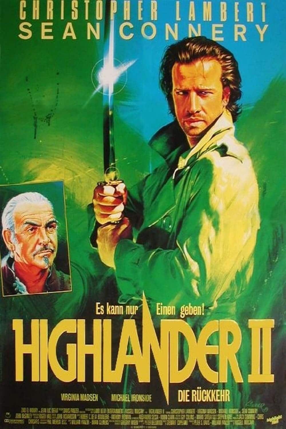 Plakat von "Highlander II - Die Rückkehr"