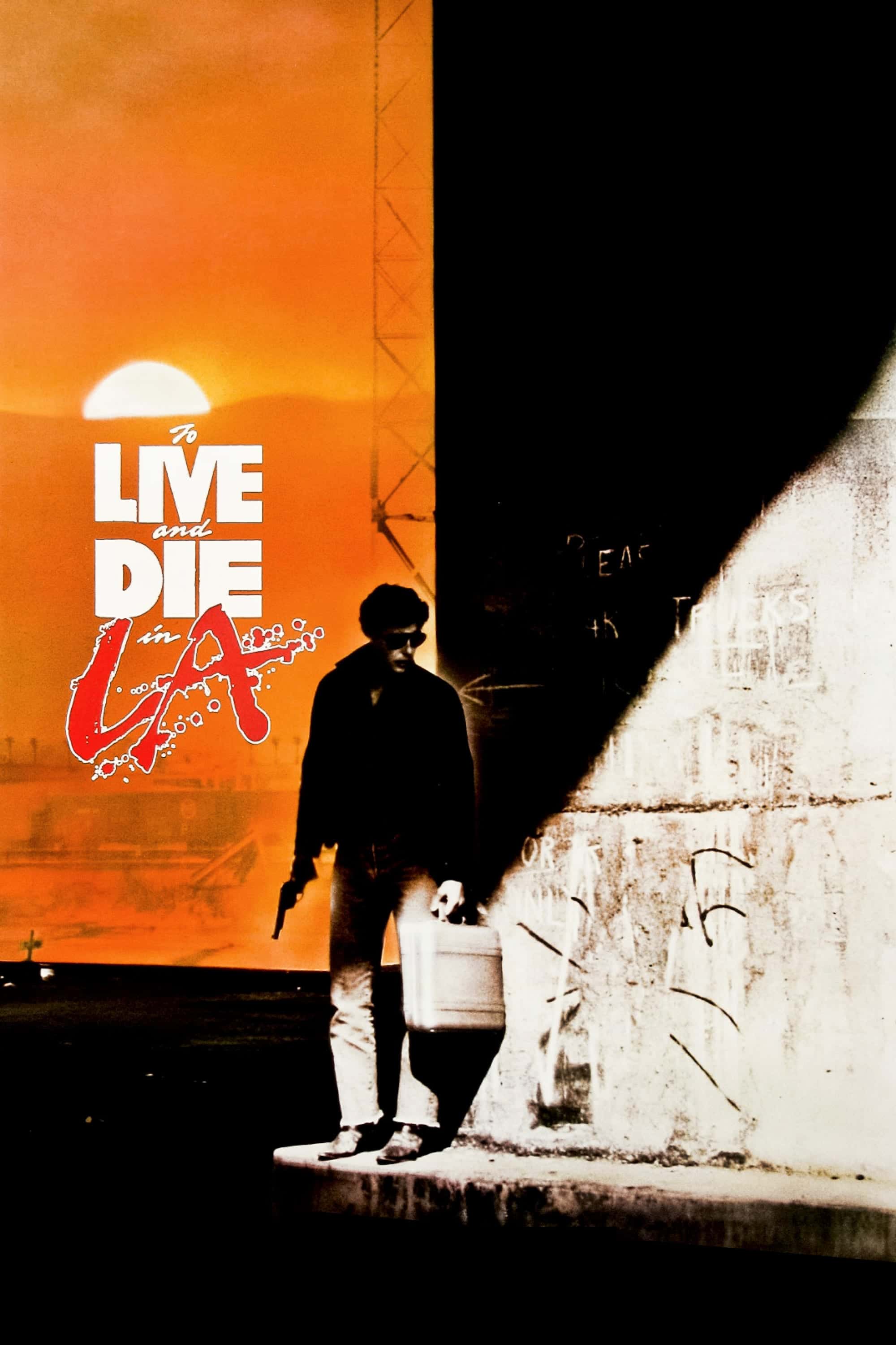 Plakat von "Leben und Sterben in L.A."