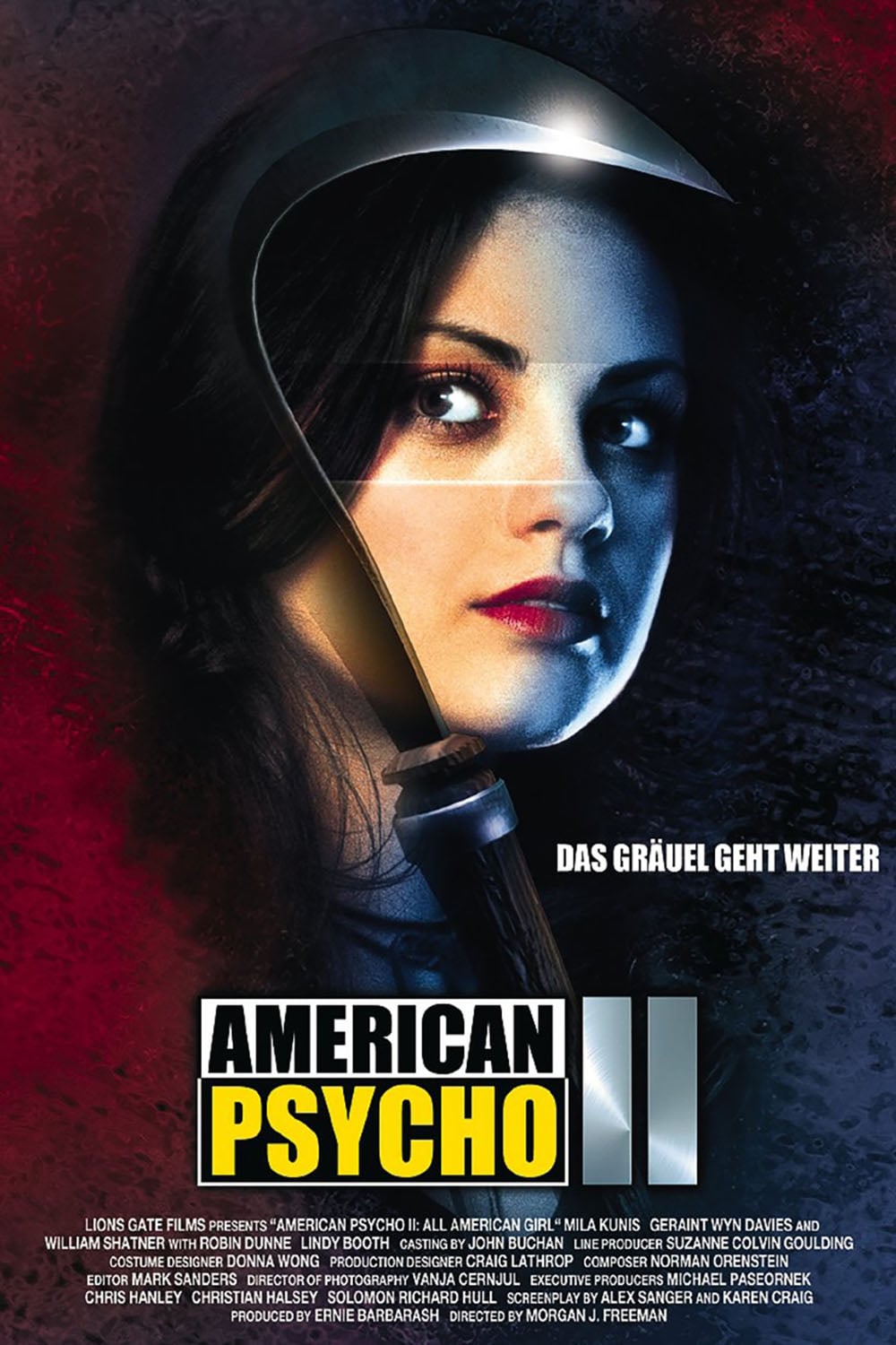 Plakat von "American Psycho II - Der Horror geht weiter"