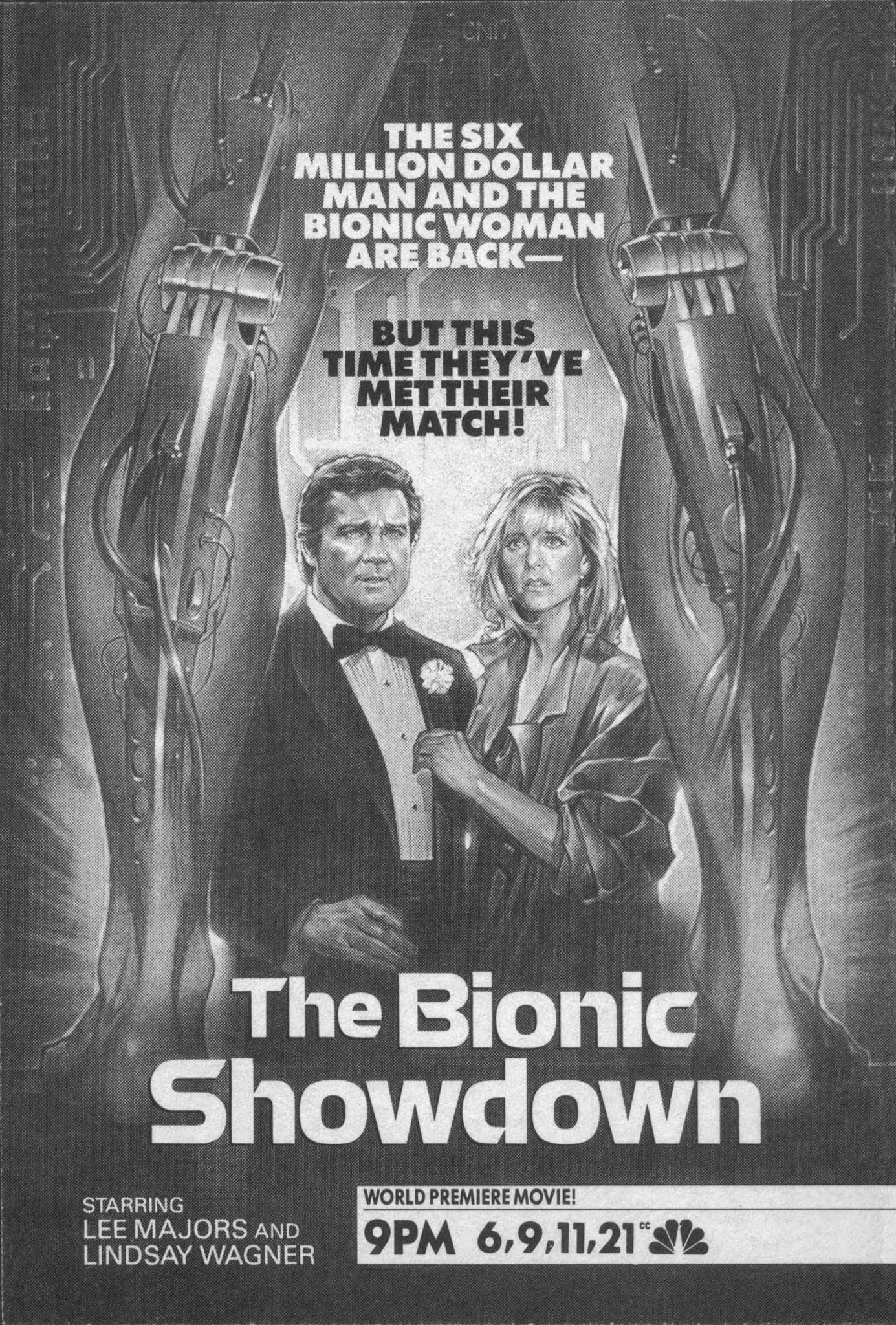 Plakat von "Bionic Showdown: The Six Million Dollar Man and the Bionic Woman"