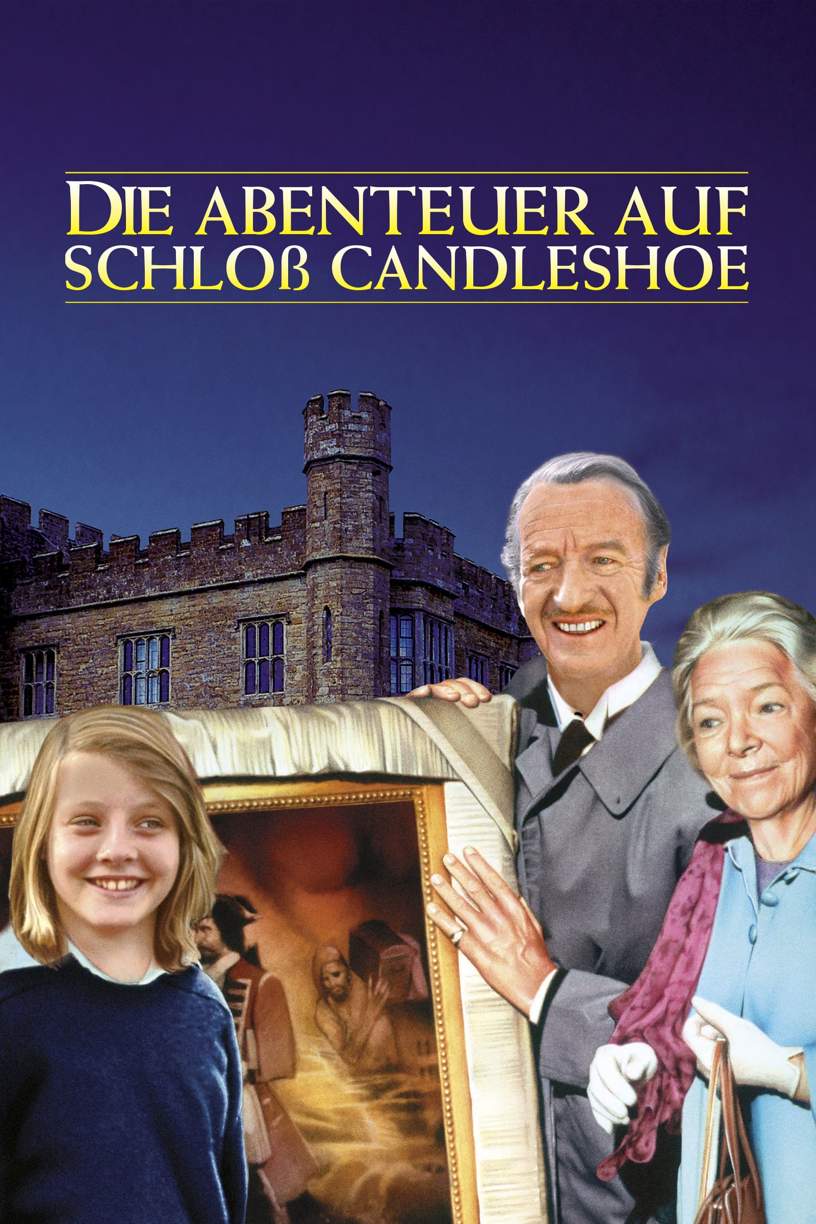 Plakat von "Abenteuer auf Schloß Candleshoe"