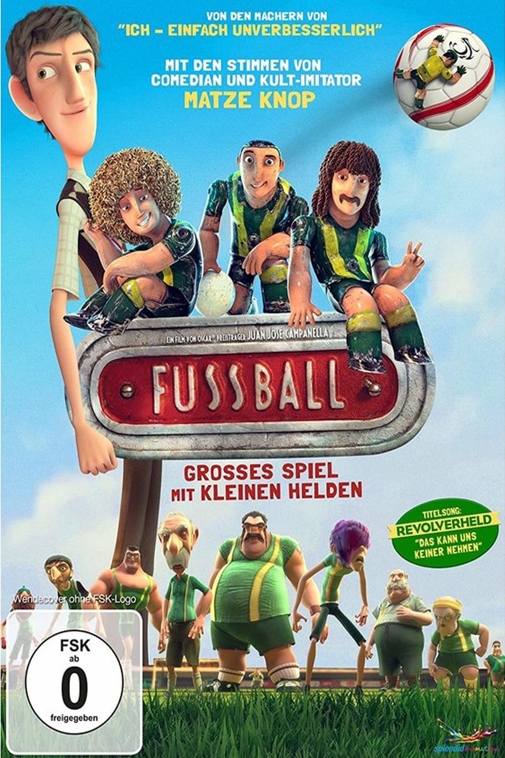 Plakat von "Fussball - Großes Spiel mit kleinen Helden"